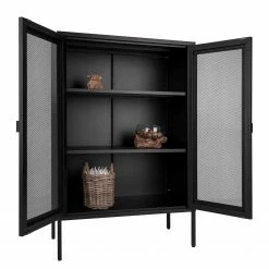 Red Living Kommode Moosh - Metall - Schwarz -WOHNZIMMERMÖBEL Verkäufe 1000299438 211012 13474400084 DETAILS P000000001000299438