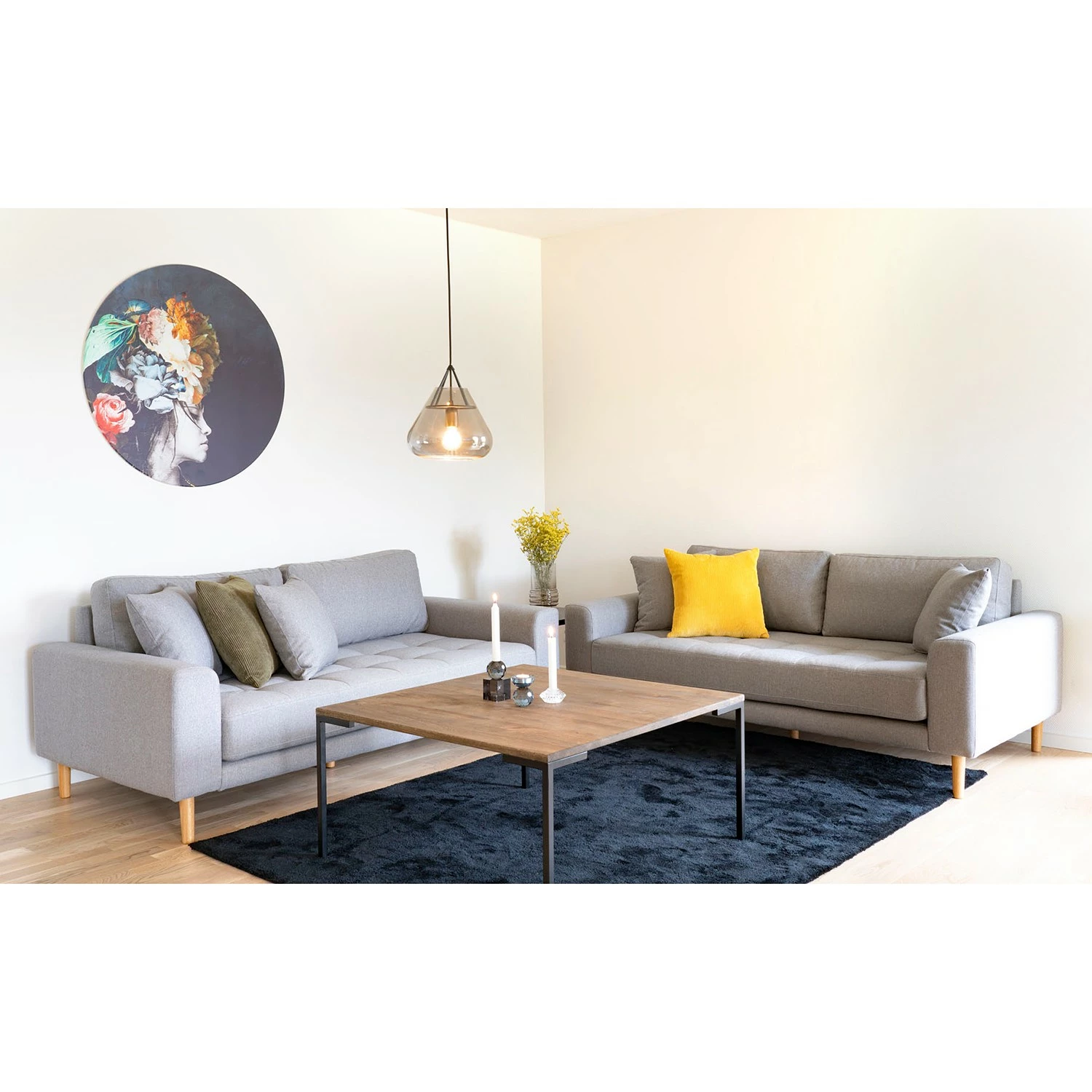 Red Living Couchtisch Luz II - Eiche massiv / Metall - Eiche Dunkel 2 Red Living Couchtisch Luz II - Eiche massiv / Metall - Eiche Dunkel – Bild 2