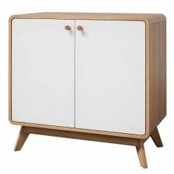 Norrwood Kommode Chelan - Weiß / Eiche Dekor