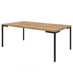 Red Living Couchtisch Luz I - Eiche massiv / Metall - Eiche