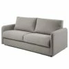 Loftscape Schlafsofa Jobo - Chenille - Chenille Chaja: Hellgrau - Breite: 182 cm