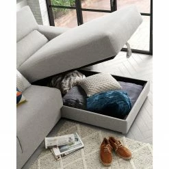 Loftscape Ecksofa Karrum - Chenille - Chenille Chaja: Hellgrau - Ottomane davorstehend rechts 16 Loftscape Ecksofa Karrum - Chenille - Chenille Chaja: Hellgrau - Ottomane davorstehend rechts -WOHNZIMMERMÖBEL Verkäufe 1000300363 211229 15021400192 DETAILS P000000001000300363