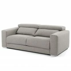 Loftscape Sofa Karrum (3-Sitzer) - Chenille - Chenille Chaja: Hellgrau