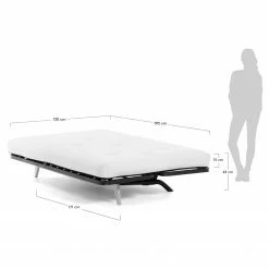 Loftscape Schlafsofa Molt - Leinen - Leinen Blina: Hellgrau -WOHNZIMMERMÖBEL Verkäufe 1000300393 211229 150235001039 SKETCH DETAILS P000000001000300393 sketch