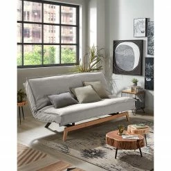 Loftscape Schlafsofa Molt - Leinen - Leinen Blina: Hellgrau -WOHNZIMMERMÖBEL Verkäufe 1000300393 211229 15023500544 MOOD DETAILS P000000001000300393 mood