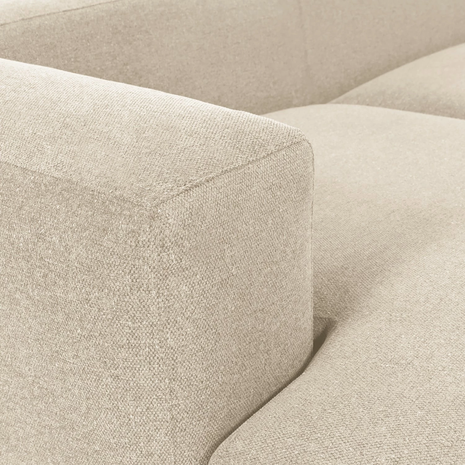 Loftscape Ecksofa Mandal I - Chenille Gratia: Beige - Longchair davorstehend links 8 Loftscape Ecksofa Mandal I - Chenille Gratia: Beige - Longchair davorstehend links – Bild 8