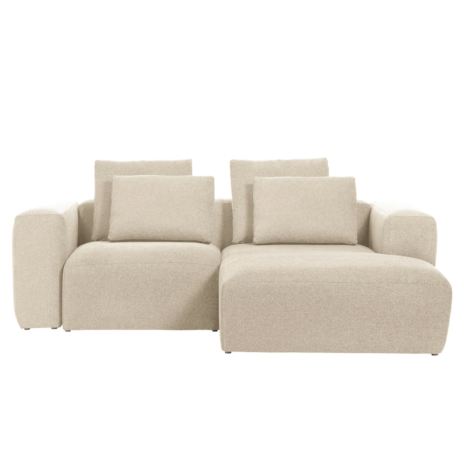 Loftscape Ecksofa Mandal II - Chenille Gratia: Beige - Longchair davorstehend rechts 5 Loftscape Ecksofa Mandal II - Chenille Gratia: Beige - Longchair davorstehend rechts – Bild 5