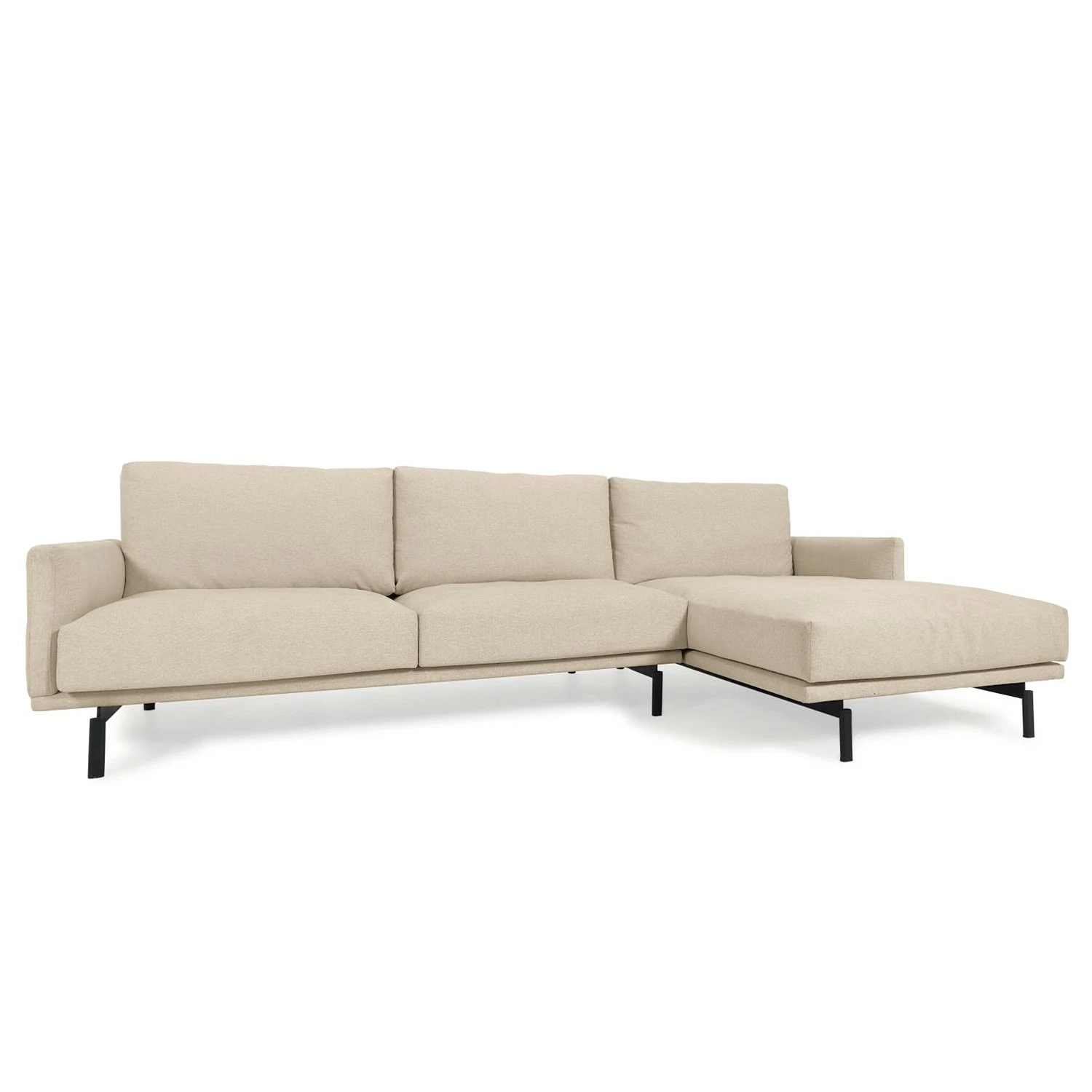 Loftscape Ecksofa Norfolk - Chenille Gratia: Beige - Longchair davorstehend rechts 5 Loftscape Ecksofa Norfolk - Chenille Gratia: Beige - Longchair davorstehend rechts – Bild 5