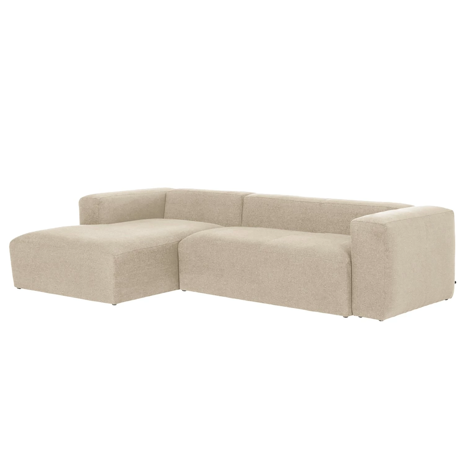 Loftscape Ecksofa Mandal IV - Chenille Gratia: Beige - Longchair davorstehend links 1 Loftscape Ecksofa Mandal IV - Chenille Gratia: Beige - Longchair davorstehend links