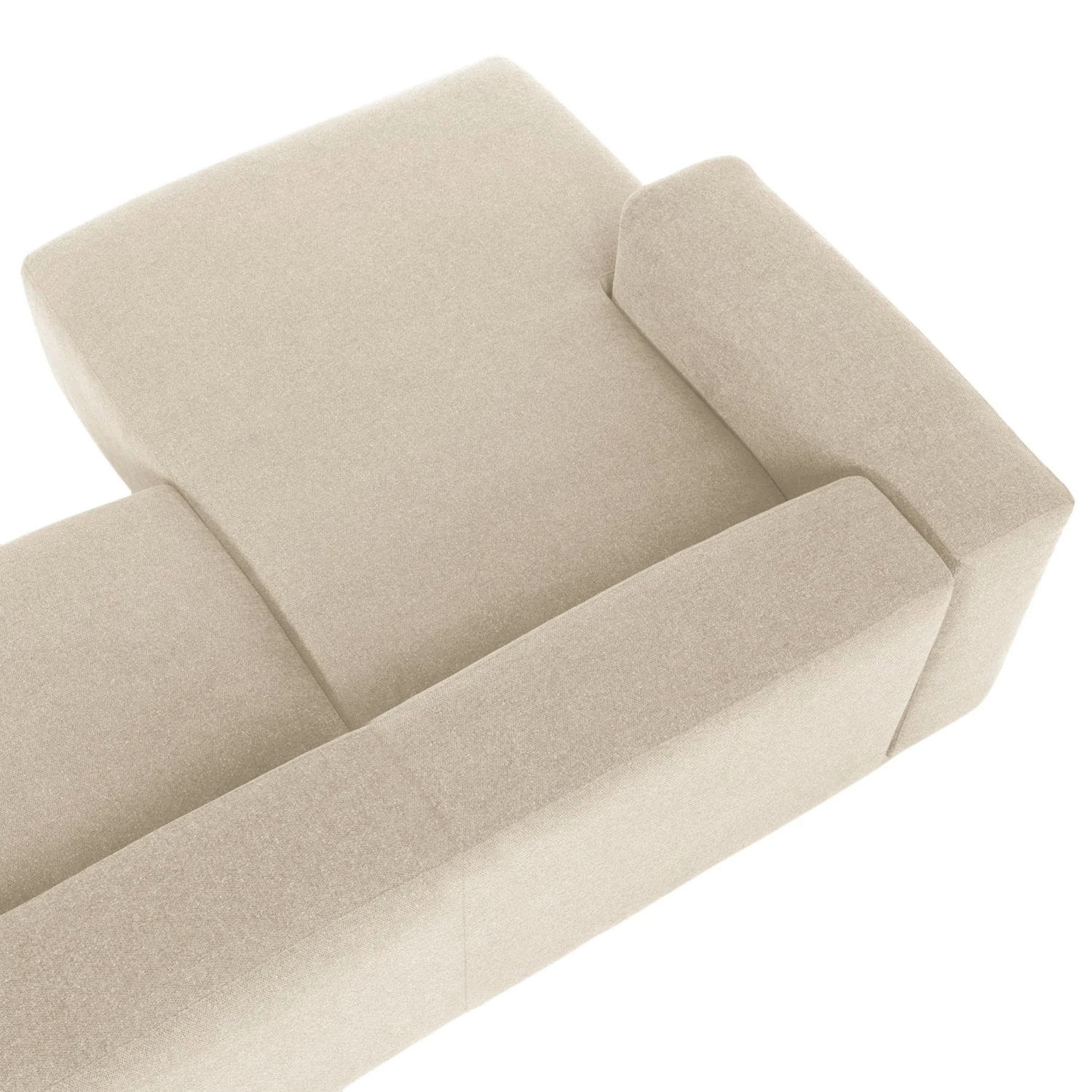 Loftscape Ecksofa Mandal IV - Chenille Gratia: Beige - Longchair davorstehend links 6 Loftscape Ecksofa Mandal IV - Chenille Gratia: Beige - Longchair davorstehend links – Bild 6