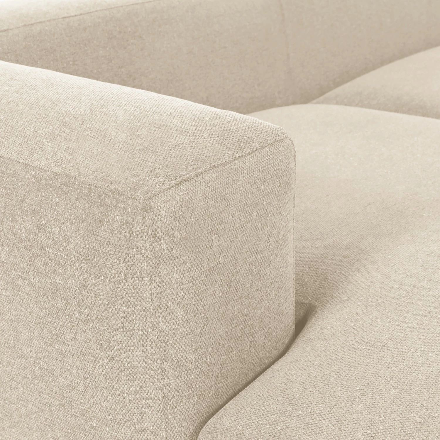 Loftscape Ecksofa Mandal IV - Chenille Gratia: Beige - Longchair davorstehend links 7 Loftscape Ecksofa Mandal IV - Chenille Gratia: Beige - Longchair davorstehend links – Bild 7