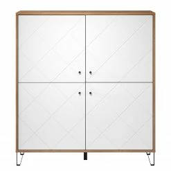 Trendteam Highboard Touch - Eiche Artisan Dekor / Weiß 9 Trendteam Highboard Touch - Eiche Artisan Dekor / Weiß -WOHNZIMMERMÖBEL Verkäufe 1000300858 211015 12545000144 DETAILS P000000001000300858