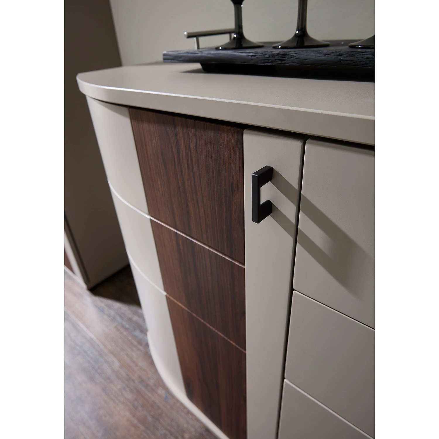 Loftscape Sideboard Saida - Kaschmir / Nussbaum Dekor 6 Loftscape Sideboard Saida - Kaschmir / Nussbaum Dekor – Bild 6