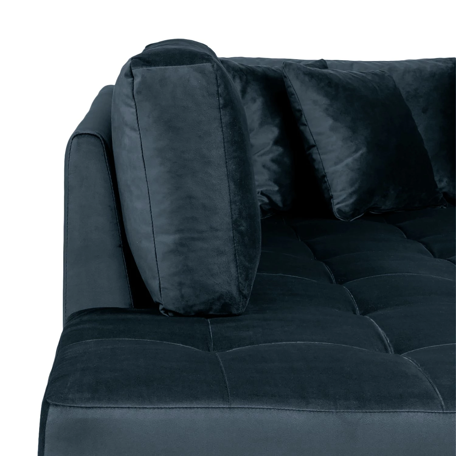 Loftscape Wohnlandschaft Cordova - Samt - Dunkelblau 7 Loftscape Wohnlandschaft Cordova - Samt - Dunkelblau – Bild 7