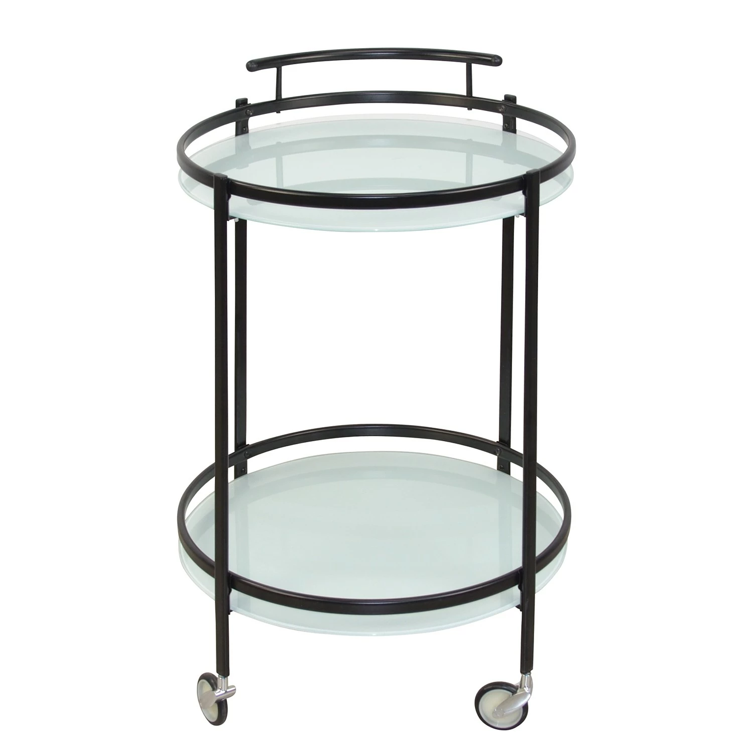 Loftscape Servierwagen Formiga - Glas / Metall - Schwarz 2 Loftscape Servierwagen Formiga - Glas / Metall - Schwarz – Bild 2