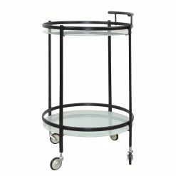 Loftscape Servierwagen Formiga - Glas / Metall - Schwarz 5 Loftscape Servierwagen Formiga - Glas / Metall - Schwarz -WOHNZIMMERMÖBEL Verkäufe 1000304111 211027 13422400053 DETAILS P000000001000304111