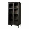 Red Living Highboard Ondara - Metall - Vintage Schwarz