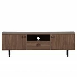 Naturoo TV-Lowboard Ikoo - Walnuss Dekor -WOHNZIMMERMÖBEL Verkäufe 1000304158 211029 12341200088 DETAILS P000000001000304158