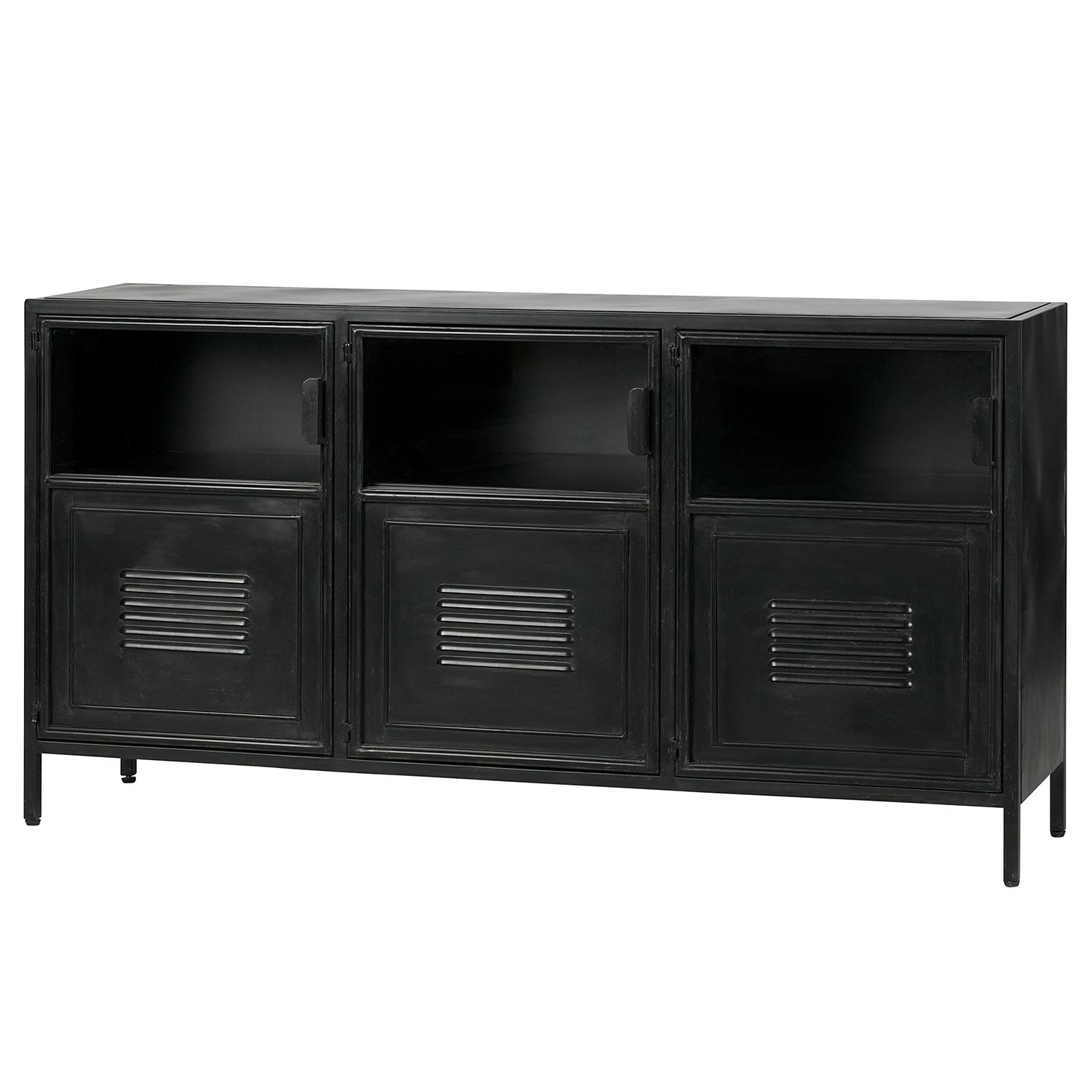 Red Living Sideboard Malita - Metall - Schwarz 1 Red Living Sideboard Malita - Metall - Schwarz