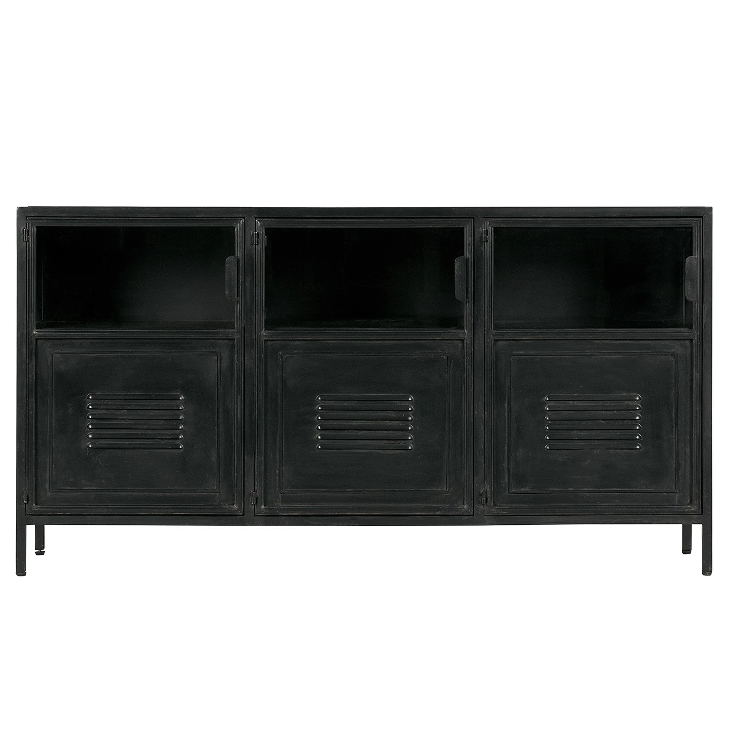 Red Living Sideboard Malita - Metall - Schwarz 4 Red Living Sideboard Malita - Metall - Schwarz – Bild 4