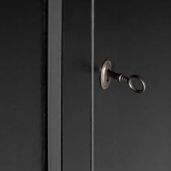 Ridgevalley Vertiko Lamar - Kiefer massiv - Schwarz -WOHNZIMMERMÖBEL Verkäufe 1000304180 211029 12341600263 DETAILS P000000001000304180