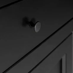 Ridgevalley Vertiko Lamar - Kiefer massiv - Schwarz -WOHNZIMMERMÖBEL Verkäufe 1000304180 211029 12341600274 DETAILS P000000001000304180