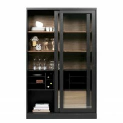 Red Living Vitrinenschrank Bomba - Kiefer massiv - Kiefer Schwarz / Kiefer Dunkel 15 Red Living Vitrinenschrank Bomba - Kiefer massiv - Kiefer Schwarz / Kiefer Dunkel -WOHNZIMMERMÖBEL Verkäufe 1000304182 211029 12341700269 DETAILS P000000001000304182