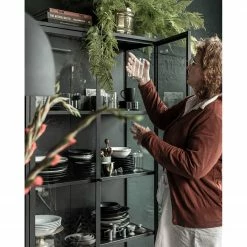 Red Living Vitrinenschrank Ondres - Metall - Schwarz -WOHNZIMMERMÖBEL Verkäufe 1000304187 211029 12341800283 MOOD DETAILS P000000001000304187 mood