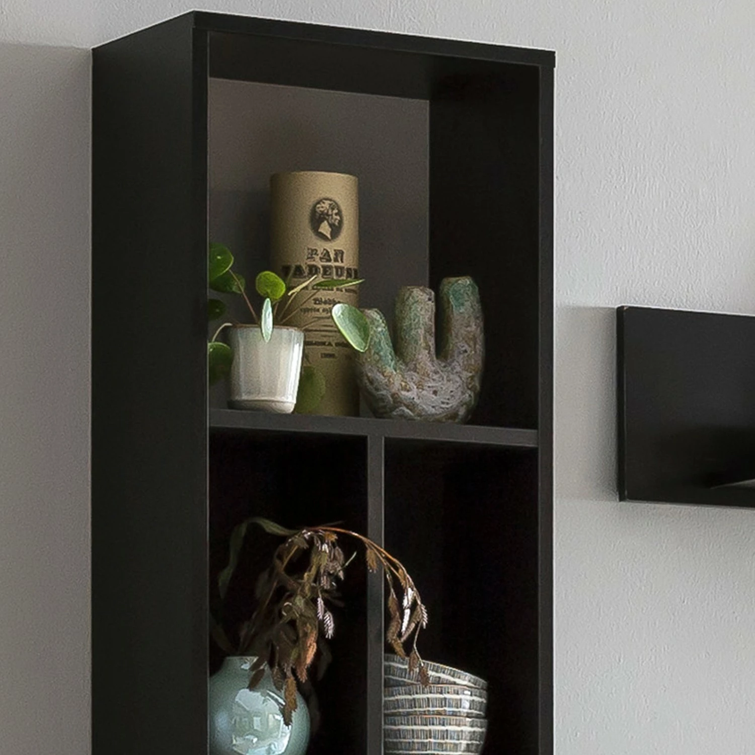 Norrwood Wandregal Argenteuil - Eiche Artisan Dekor / Schwarz 4 Norrwood Wandregal Argenteuil - Eiche Artisan Dekor / Schwarz – Bild 4