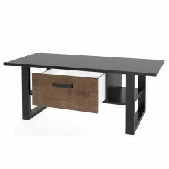 Red Living Couchtisch Norddal - Nussbaum Dekor / Schwarz 15 Red Living Couchtisch Norddal - Nussbaum Dekor / Schwarz -WOHNZIMMERMÖBEL Verkäufe 1000304805 211027 10494400074 DETAILS P000000001000304805