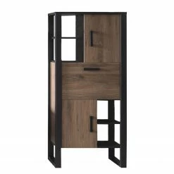 Red Living Regal Norddal II - Nussbaum Dekor / Schwarz 12 Red Living Regal Norddal II - Nussbaum Dekor / Schwarz -WOHNZIMMERMÖBEL Verkäufe 1000304808 211027 10494600088 DETAILS P000000001000304808