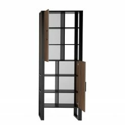 Red Living Regal Norddal I - Nussbaum Dekor / Schwarz 12 Red Living Regal Norddal I - Nussbaum Dekor / Schwarz -WOHNZIMMERMÖBEL Verkäufe 1000304812 211027 104959000122 DETAILS P000000001000304812