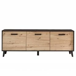 Norrwood TV-Lowboard Argenteuil I - Eiche Artisan Dekor / Schwarz -WOHNZIMMERMÖBEL Verkäufe 1000304817 211027 10513900146 DETAILS P000000001000304817