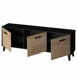 Norrwood TV-Lowboard Argenteuil I - Eiche Artisan Dekor / Schwarz -WOHNZIMMERMÖBEL Verkäufe 1000304817 211027 10513900157 DETAILS P000000001000304817