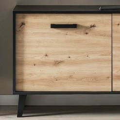 Norrwood TV-Lowboard Argenteuil I - Eiche Artisan Dekor / Schwarz -WOHNZIMMERMÖBEL Verkäufe 1000304817 211027 10513900179 DETAILS P000000001000304817