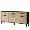 Norrwood Sideboard Argenteuil I - Eiche Artisan Dekor / Schwarz