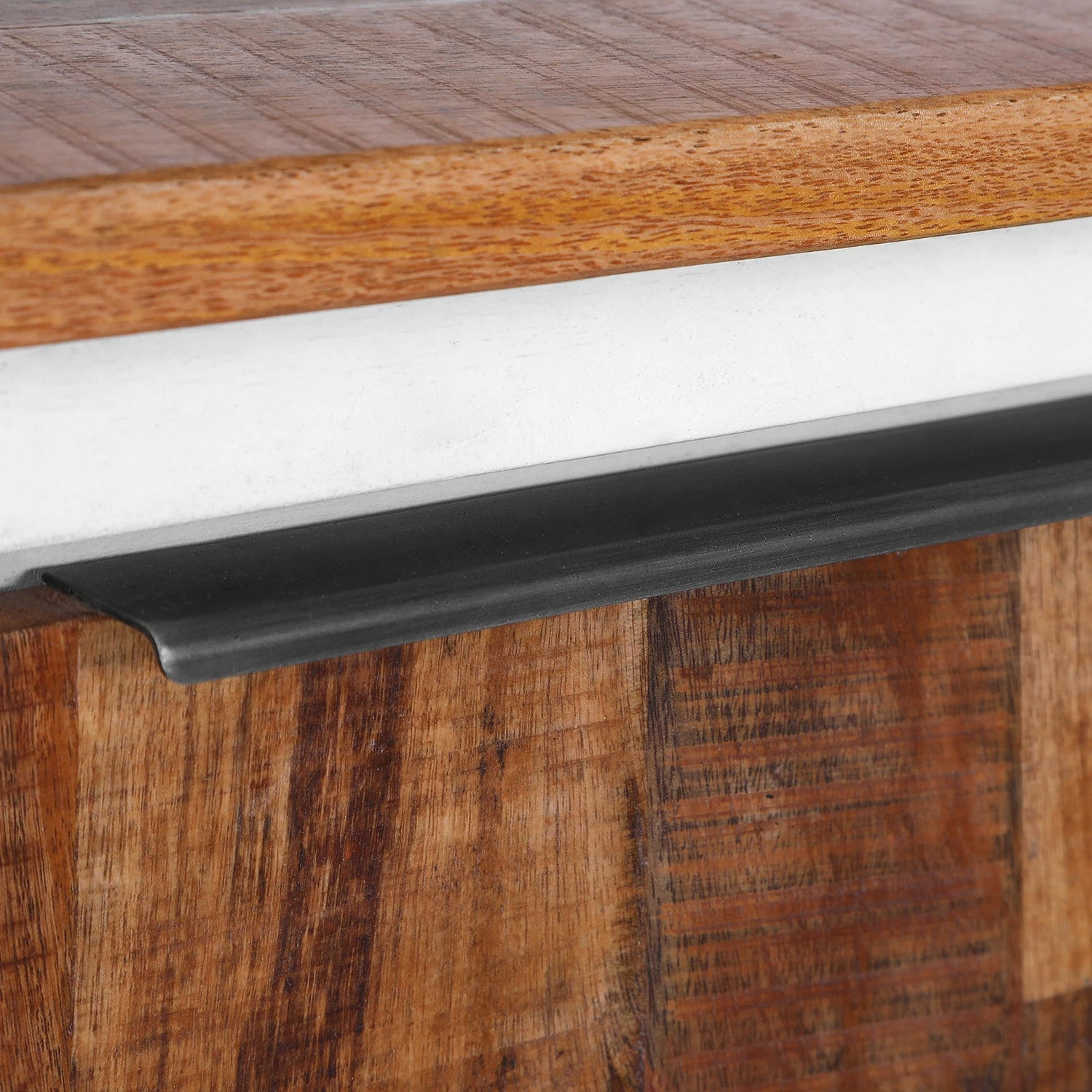 Red Living TV-Lowboard Silvana - Akazie massiv / Mango massiv - Weiß / Mango 2 Red Living TV-Lowboard Silvana - Akazie massiv / Mango massiv - Weiß / Mango – Bild 2