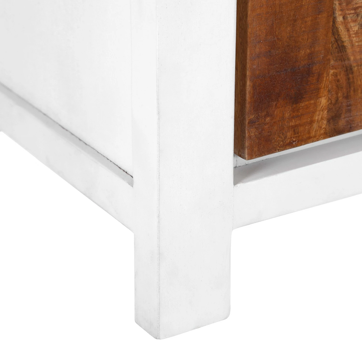 Red Living TV-Lowboard Silvana - Akazie massiv / Mango massiv - Weiß / Mango 4 Red Living TV-Lowboard Silvana - Akazie massiv / Mango massiv - Weiß / Mango – Bild 4