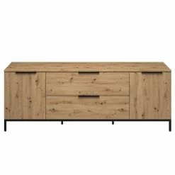 Maja Möbel TV-Lowboard Trend Wood I - Asteiche Dekor / Schwarz -WOHNZIMMERMÖBEL Verkäufe 1000306526 211102 13034200040 DETAILS P000000001000306526