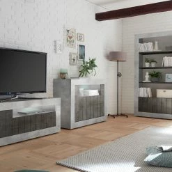 LC Spa Kommode Urbino - Anthrazit / Hellgrau -WOHNZIMMERMÖBEL Verkäufe 1000306551 211122 15085900091 DETAILS P000000001000306551