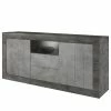 LC Spa Sideboard Urbino I - Hellgrau / Dunkelgrau