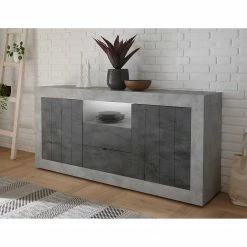 LC Spa Sideboard Urbino I - Anthrazit / Hellgrau -WOHNZIMMERMÖBEL Verkäufe 1000306561 211122 150851000044 DETAILS P000000001000306561