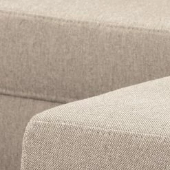 Ecksofa MAISON mit Schlaffunktion - Webstoff Inas: Cappuccino - Longchair davorstehend rechts -WOHNZIMMERMÖBEL Verkäufe 1000306803 211207 11542801393 DETAILS P000000001000306803