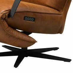 Ars manufacti Relaxsessel Asunden - Antiklederlook - Mischgewebe Bulan: Cognac -WOHNZIMMERMÖBEL Verkäufe 1000306836 220331 090 DETAILS P000000001000306836