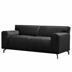 Jack & Alice Sofa Bramming (2-Sitzer) - Samt Juna: Anthrazit