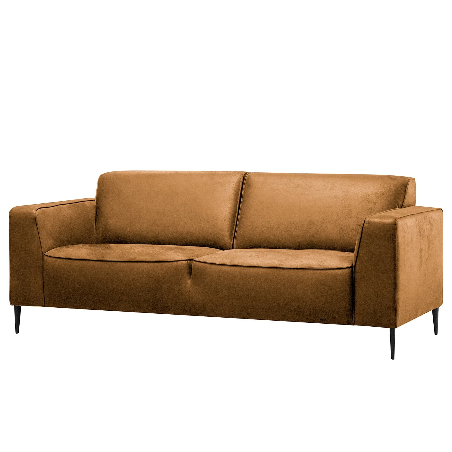 Ars manufacti Sofa Chaides (2,5-Sitzer) - Antiklederlook - Mischgewebe Bulan: Kamel 1 Ars manufacti Sofa Chaides (2,5-Sitzer) - Antiklederlook - Mischgewebe Bulan: Kamel