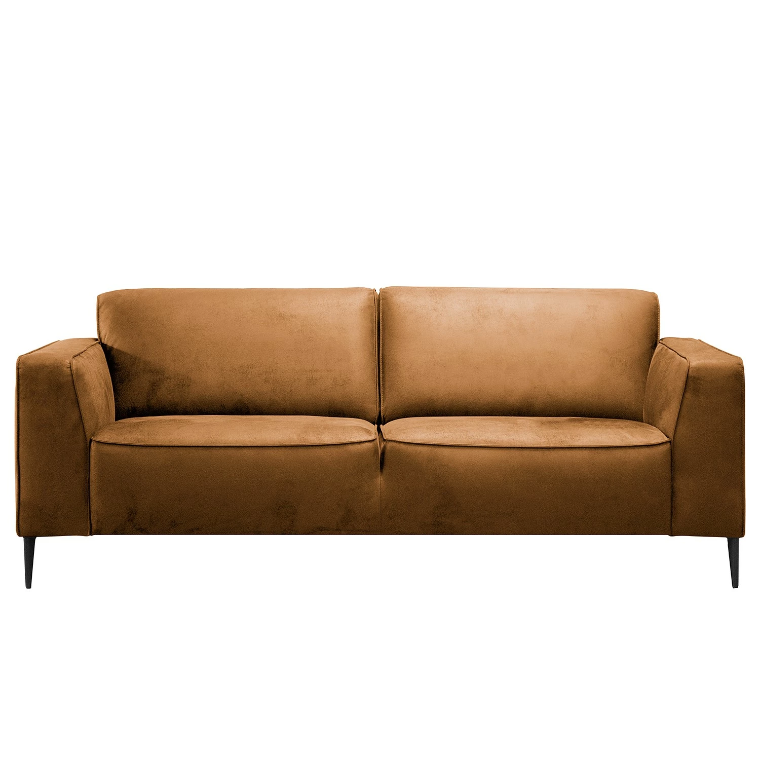 Ars manufacti Sofa Chaides (2,5-Sitzer) - Antiklederlook - Mischgewebe Bulan: Kamel 2 Ars manufacti Sofa Chaides (2,5-Sitzer) - Antiklederlook - Mischgewebe Bulan: Kamel – Bild 2