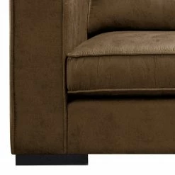 Ars manufacti Ecksofa Locana - Microfaser Cheri: Dunkelbraun - Ottomane davorstehend rechts -WOHNZIMMERMÖBEL Verkäufe 1000306946 220727 060 DETAILS P000000001000306946