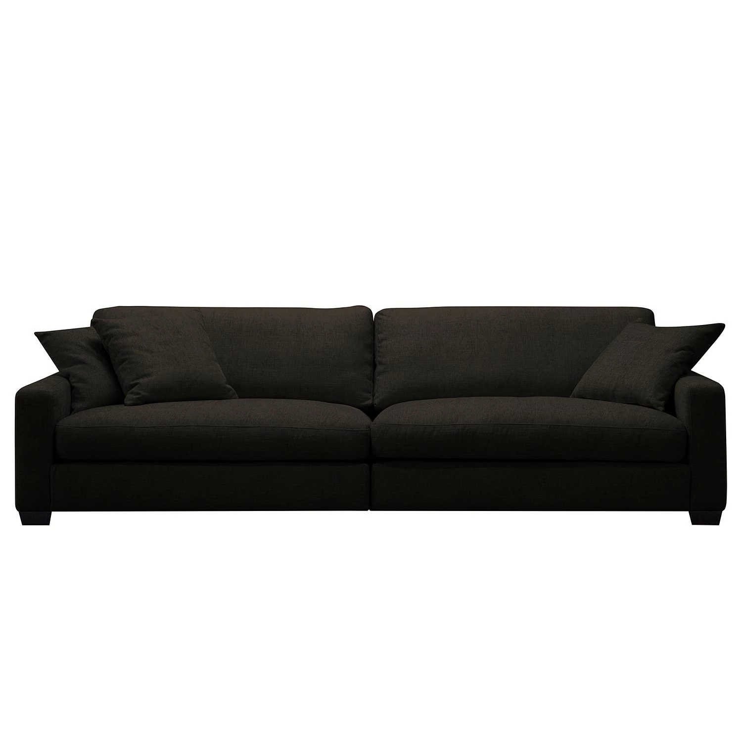 Fredriks Bigsofa Circle - Flachgewebe - Flachgewebe Vega: Braun-Schwarz 2 Fredriks Bigsofa Circle - Flachgewebe - Flachgewebe Vega: Braun-Schwarz – Bild 2