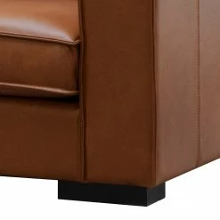 Ars manufacti Sofa Locana (2,5-Sitzer) - Echtleder Bulle: Tabak -WOHNZIMMERMÖBEL Verkäufe 1000307001 220727 070 DETAILS P000000001000307001